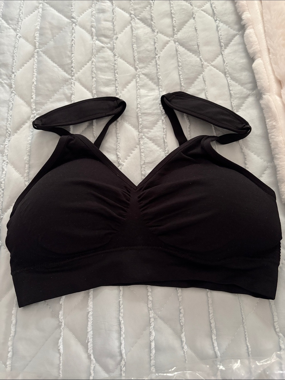 Dream by Genie Seamless Black Padded Bralette - Women Intimates & Sleepwear